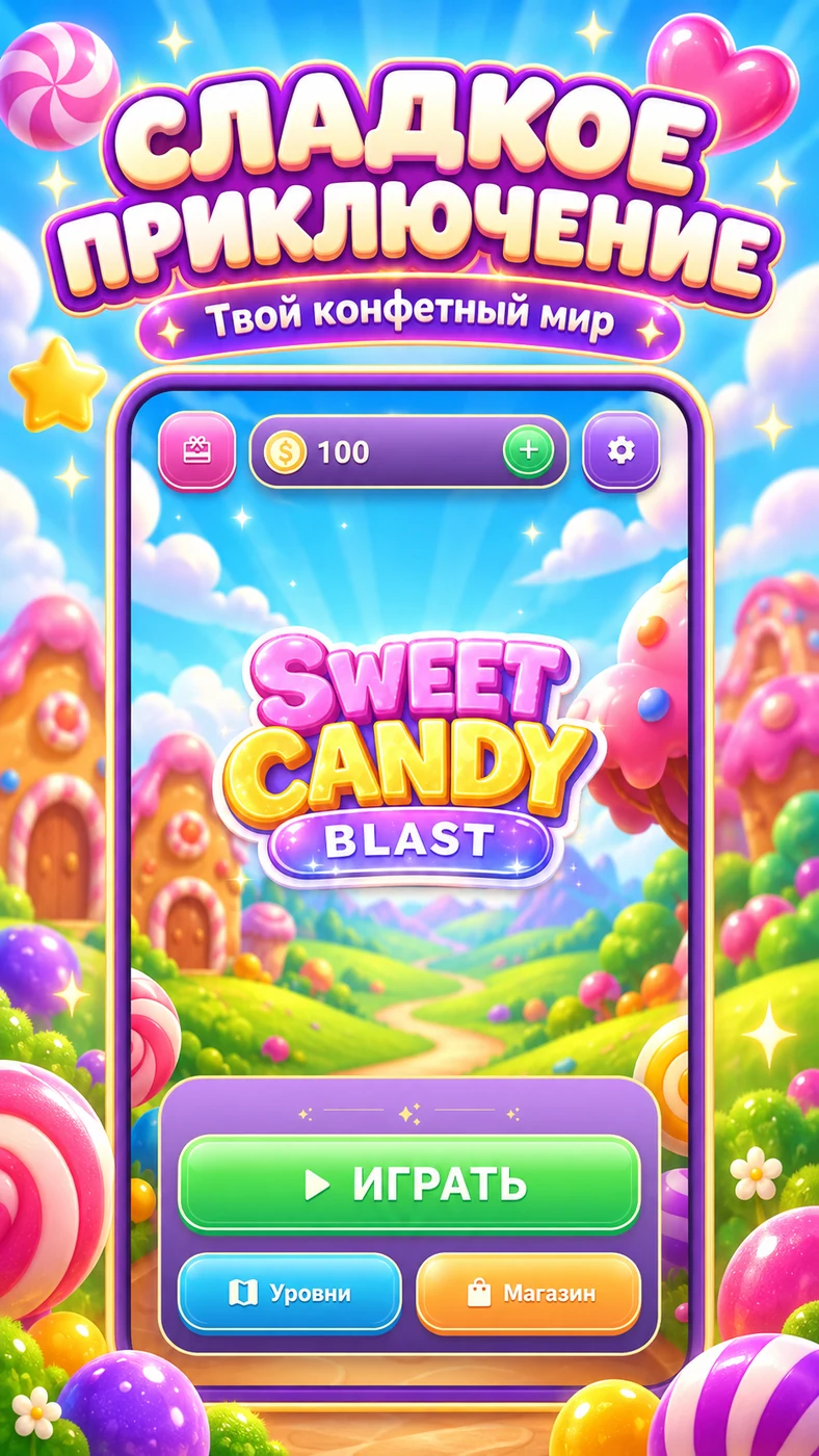 Sweet Candy Blast — скриншот 2