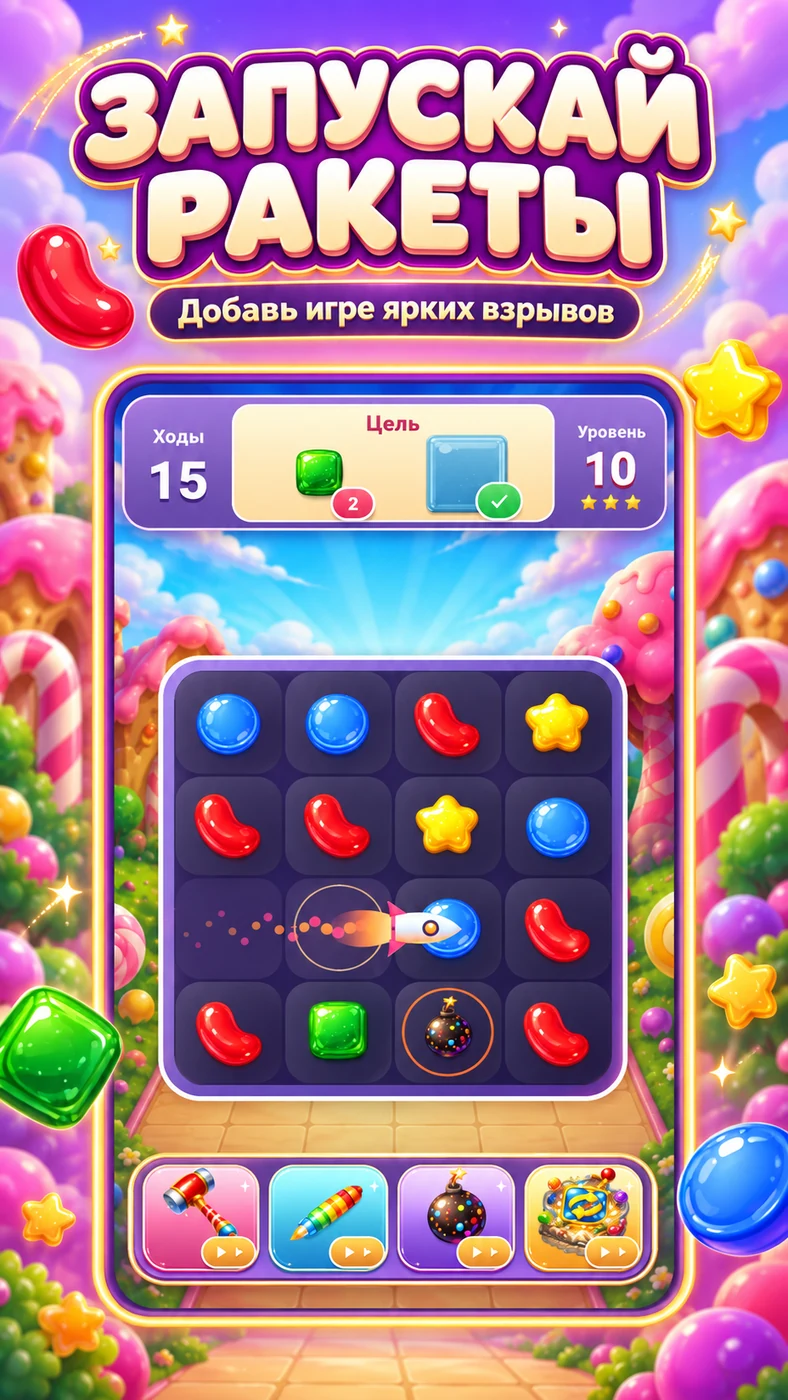Sweet Candy Blast — скриншот 3